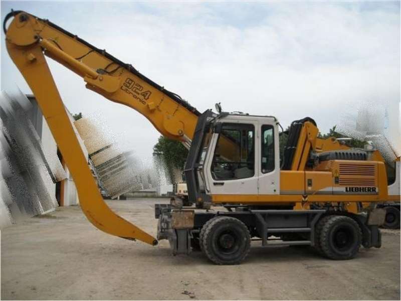 Wheeled Excavator Liebherr A924 Litronic Used - Wheeled Excavators Used 