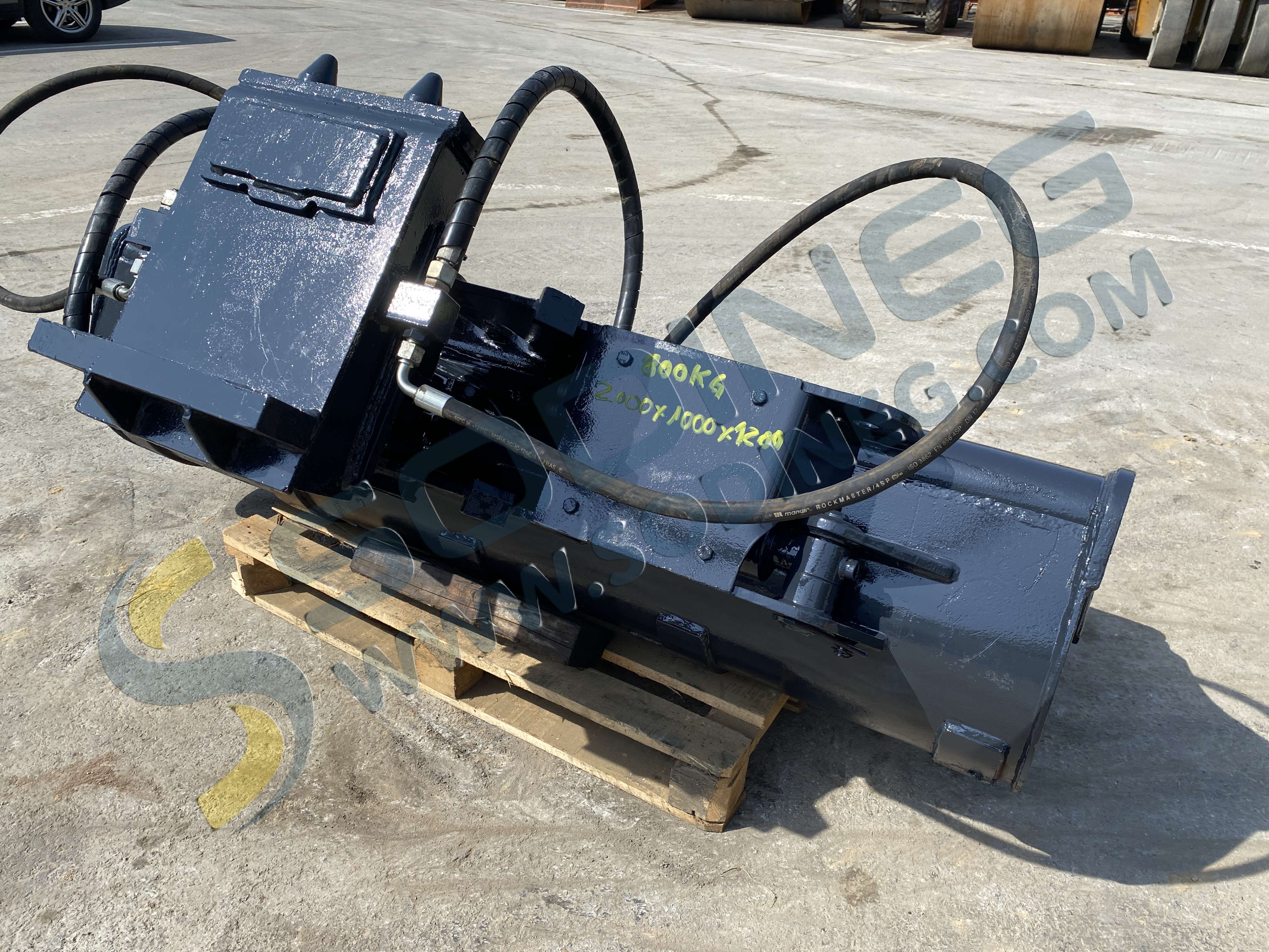 Tilt Grading Bucket Mecalac 2000mm - Séries 8/10/11 Et 12 used - Tilt ...